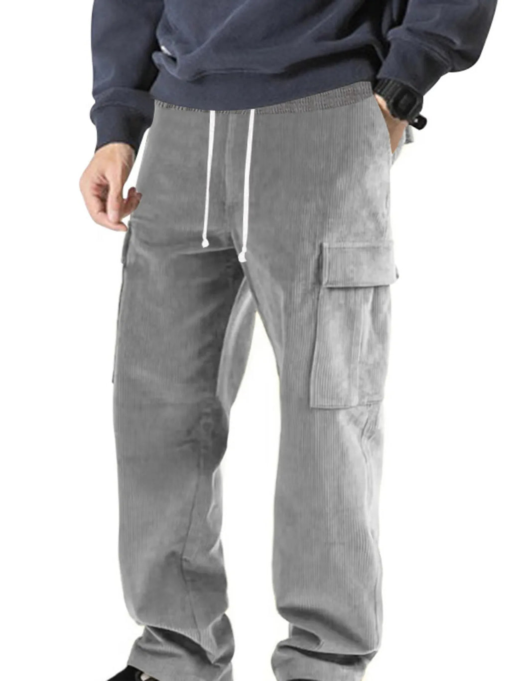Men's Full Size Drawstring Jogger Pants Plus Size | Tampa Bay Discounts