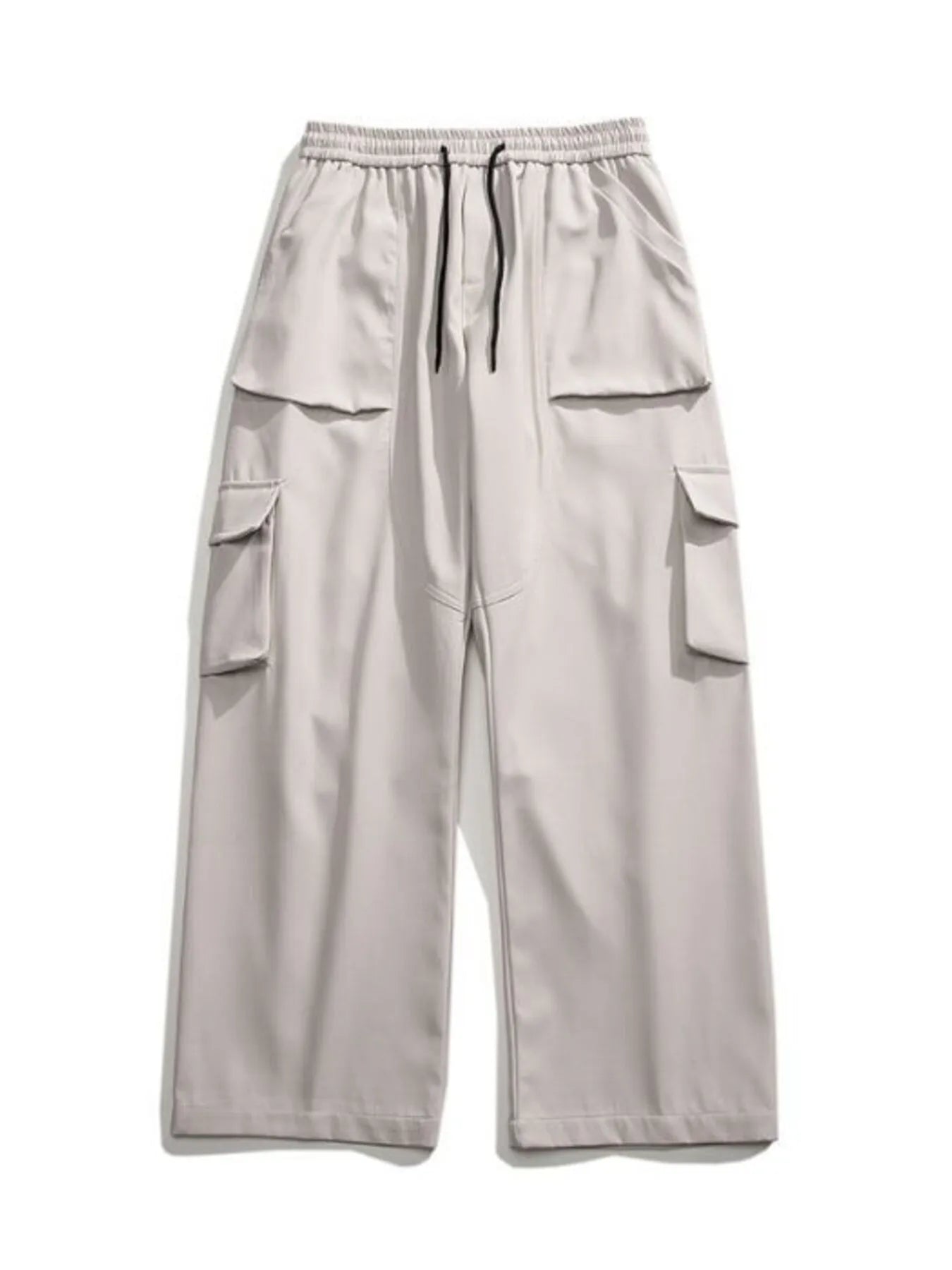 Men's Full Size Loose Fit Cargo Pants with Drawstring Plus Size | Tampa Bay Discounts
