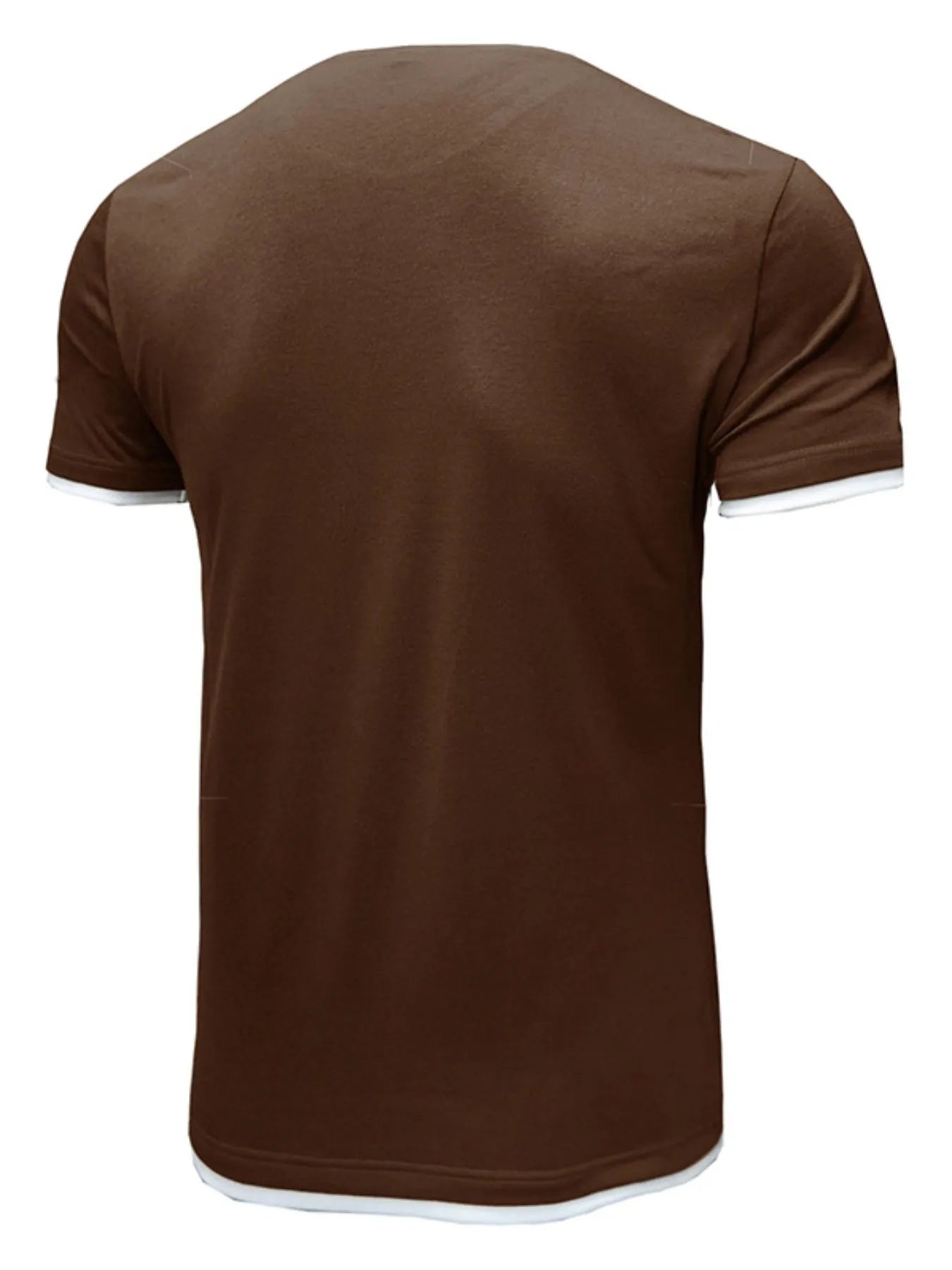 Men‘s Classic Contrast Trim Crew Neck T-Shirt | Tampa Bay Discounts