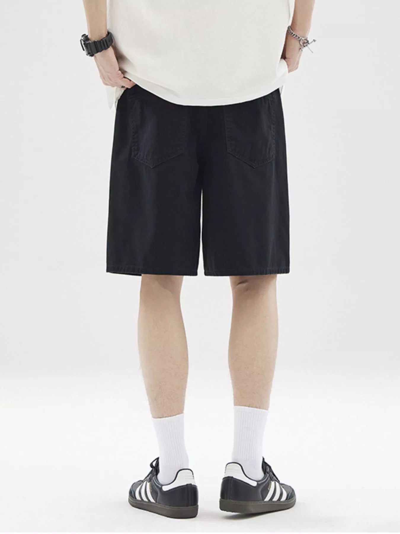 Men's Full Size Wide-Leg Shorts Plus Size | Tampa Bay Discounts