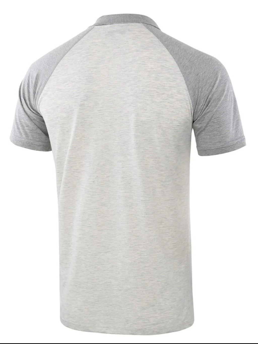 Men's Casual Raglan Sleeve Two-Tone Polo Shirt | Tampa Bay Discounts