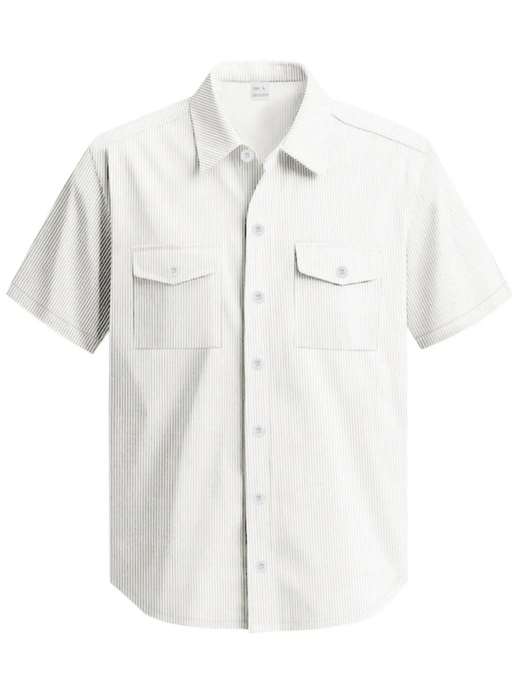Men's Full Size Button Up Short Sleeve Shirt Plus Size | Tampa Bay Discounts