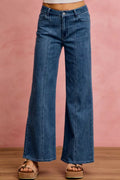 so-me-seam-detail-mid-rise-stretch-denim-jeans Image 1