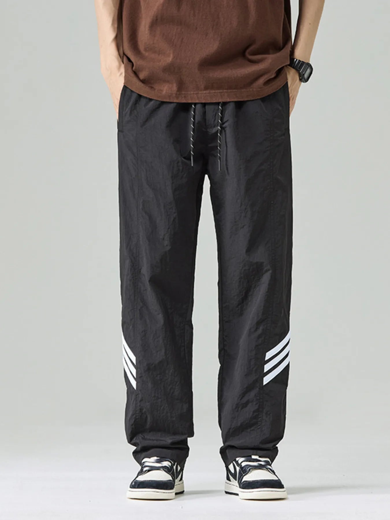 Men's Plus Size Drawstring Wide Leg Pants | Tampa Bay Discounts