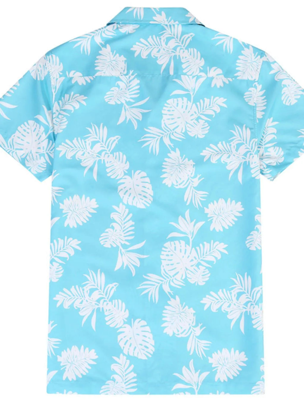 Men's Hawaiian Print Short Sleeve Button Down Shirt | Tampa Bay Discounts