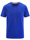 Men's Plus Size Round Neck Short Sleeve T-Shirt | Tampa Bay Discounts
