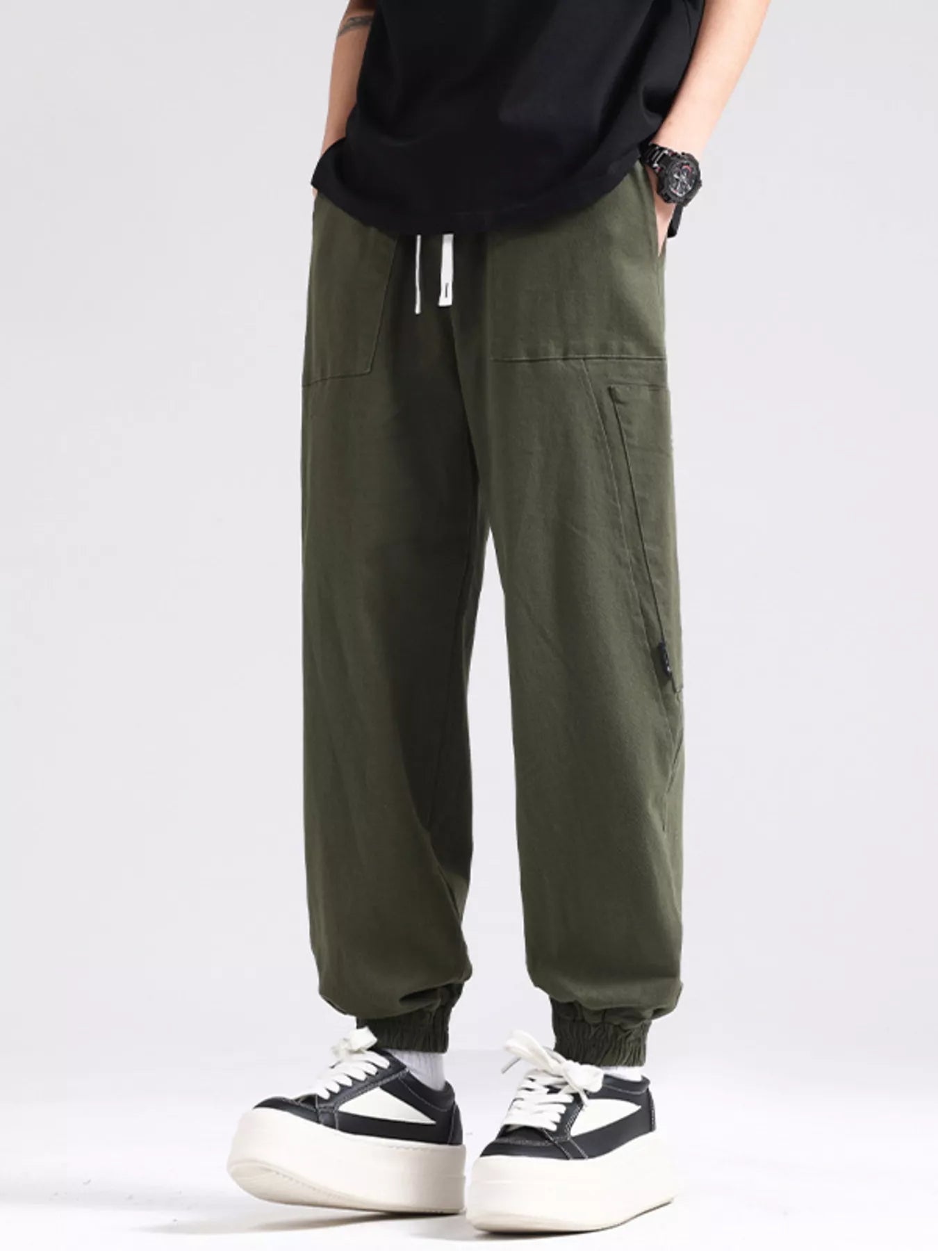Men's Plus Size Casual Loose Fit Cargo Pants | Tampa Bay Discounts