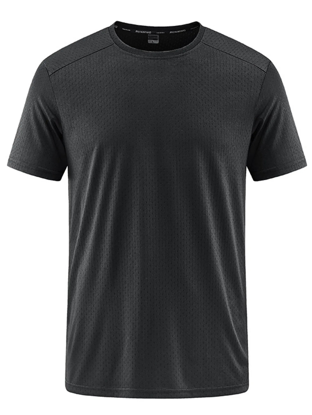 Men's Plus Size Round Neck Short Sleeve Active T-Shirt | Tampa Bay Discounts