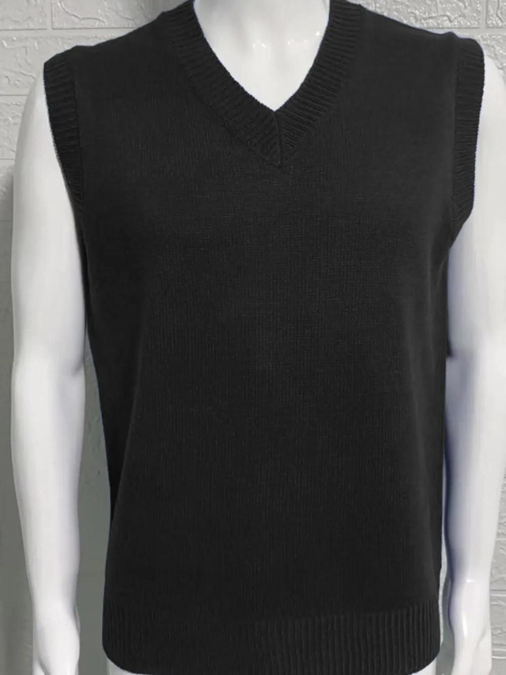 Men's V-Neck Knit Sweater Vest | Tampa Bay Discounts