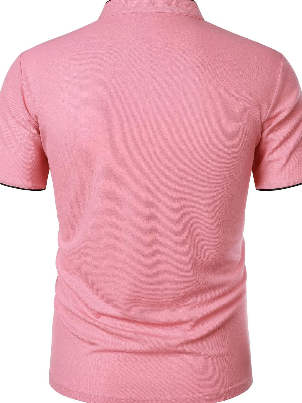 Men's Full Size Short Sleeve Contrast Trim Polo Plus Size | Tampa Bay Discounts