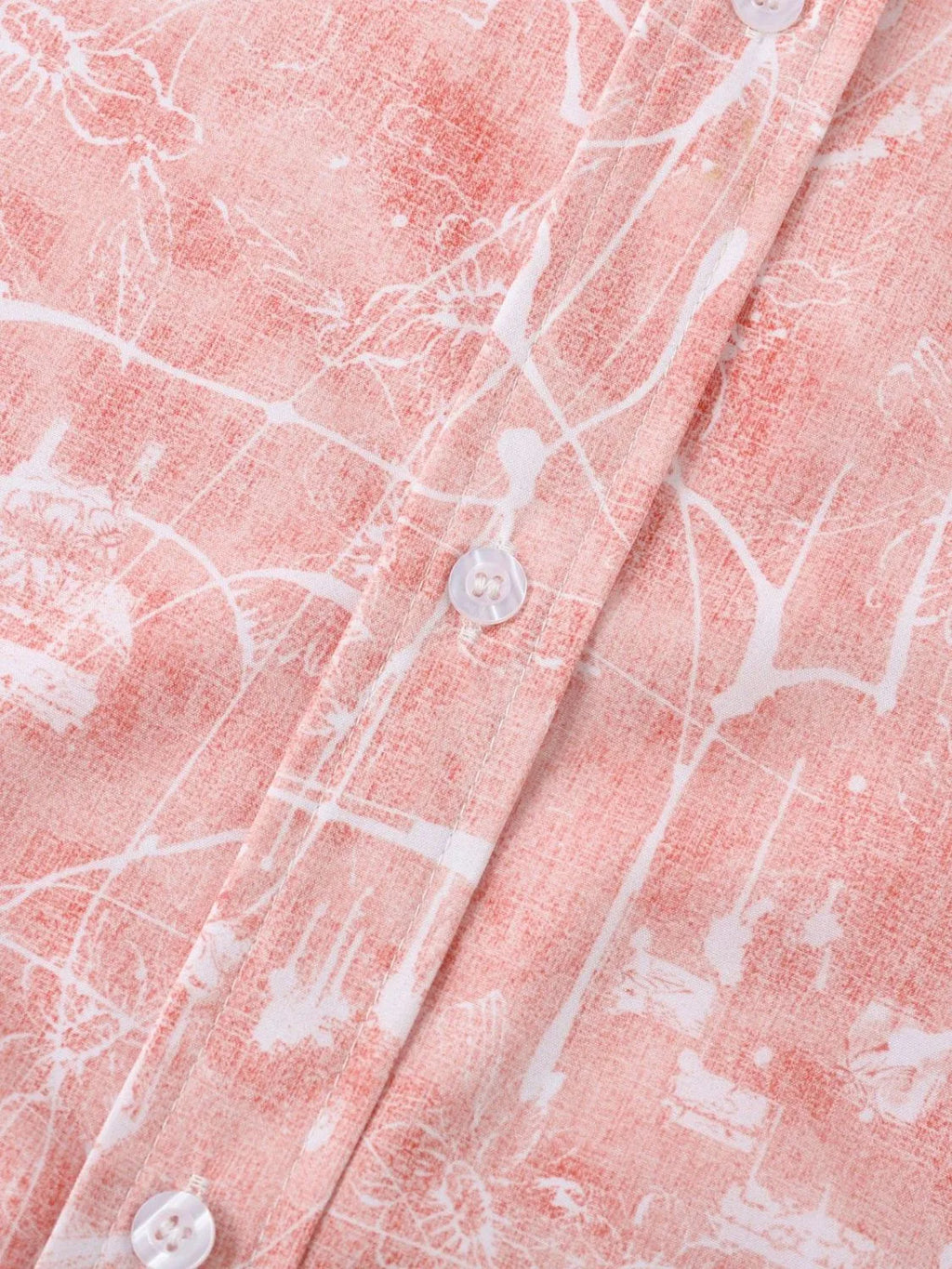 Men's Printed Short Sleeve Button Down Shirt | Tampa Bay Discounts