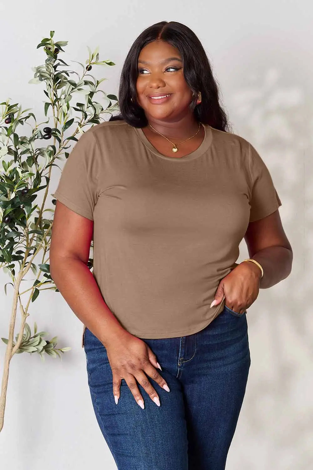 basic-bae-full-size-round-neck-short-sleeve-t-shirt image 34