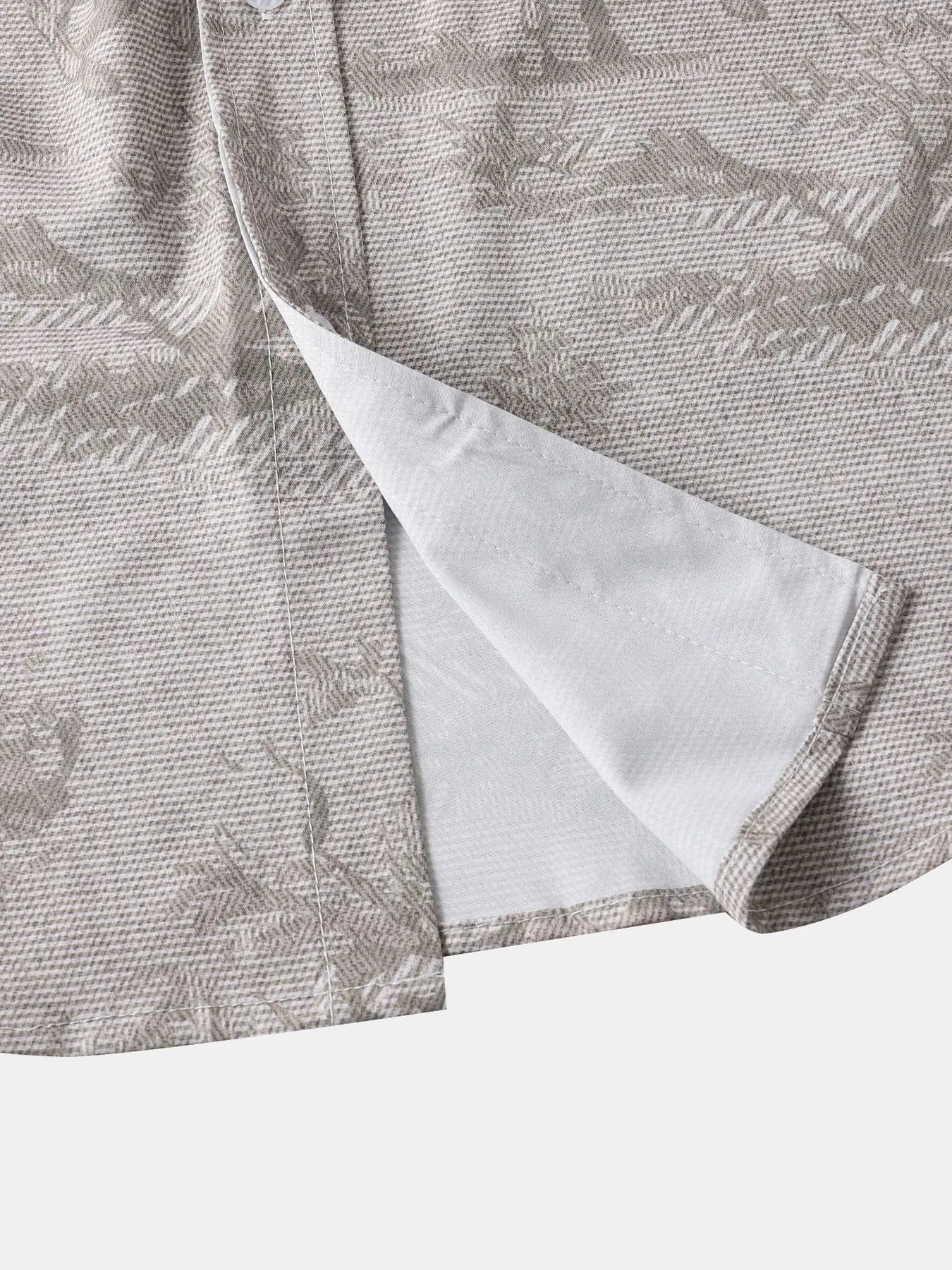 Men's Vintage Print Short Sleeve Casual Shirt | Tampa Bay Discounts