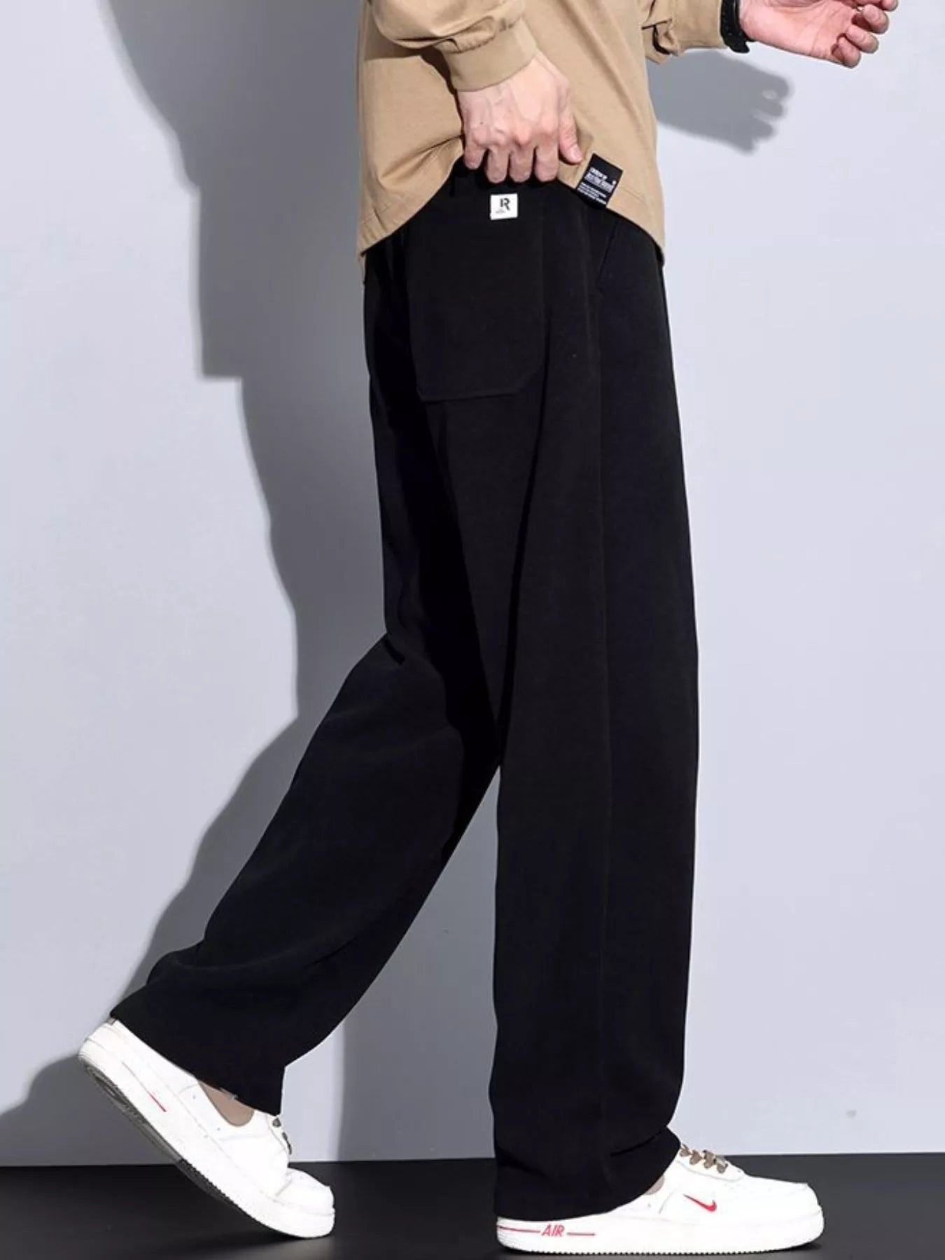 Men's Plus Size Wide Leg Casual Drawstring Pants | Tampa Bay Discounts