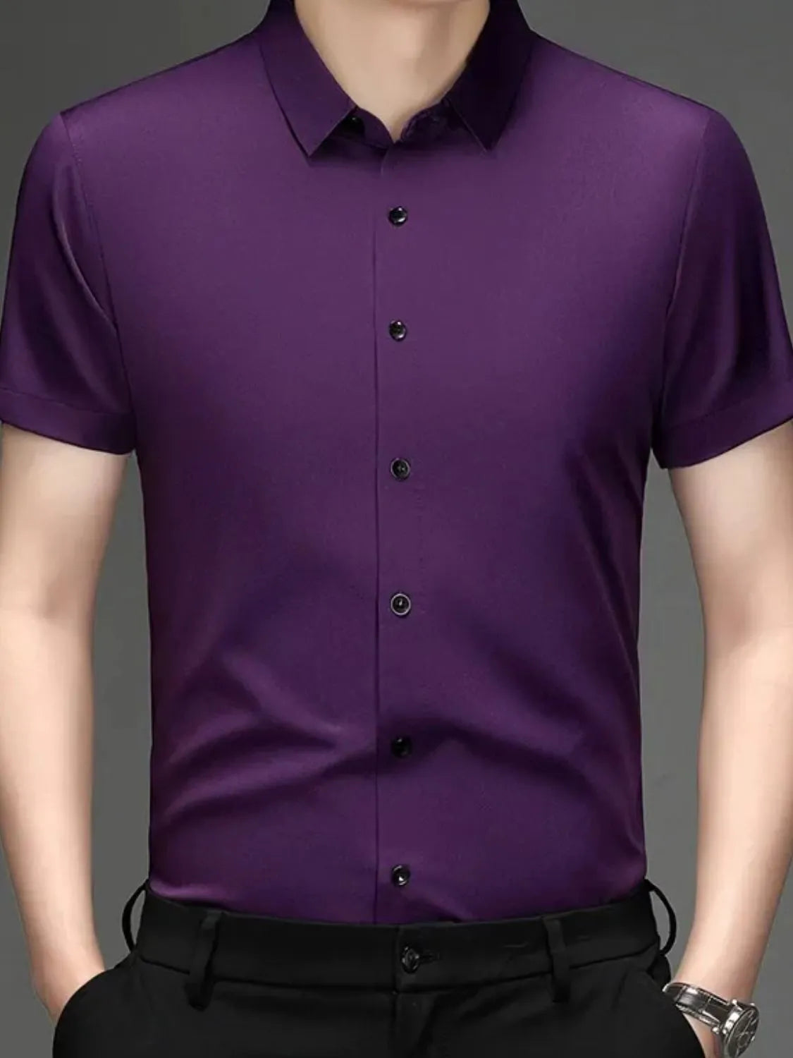 Men's Button Up Short Sleeve Shirt | Tampa Bay Discounts