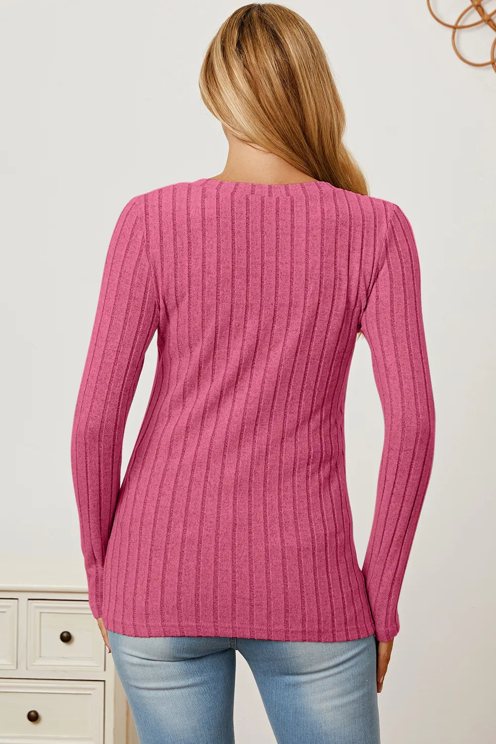 basic-bae-full-size-ribbed-v-neck-long-sleeve-t-shirt image 32