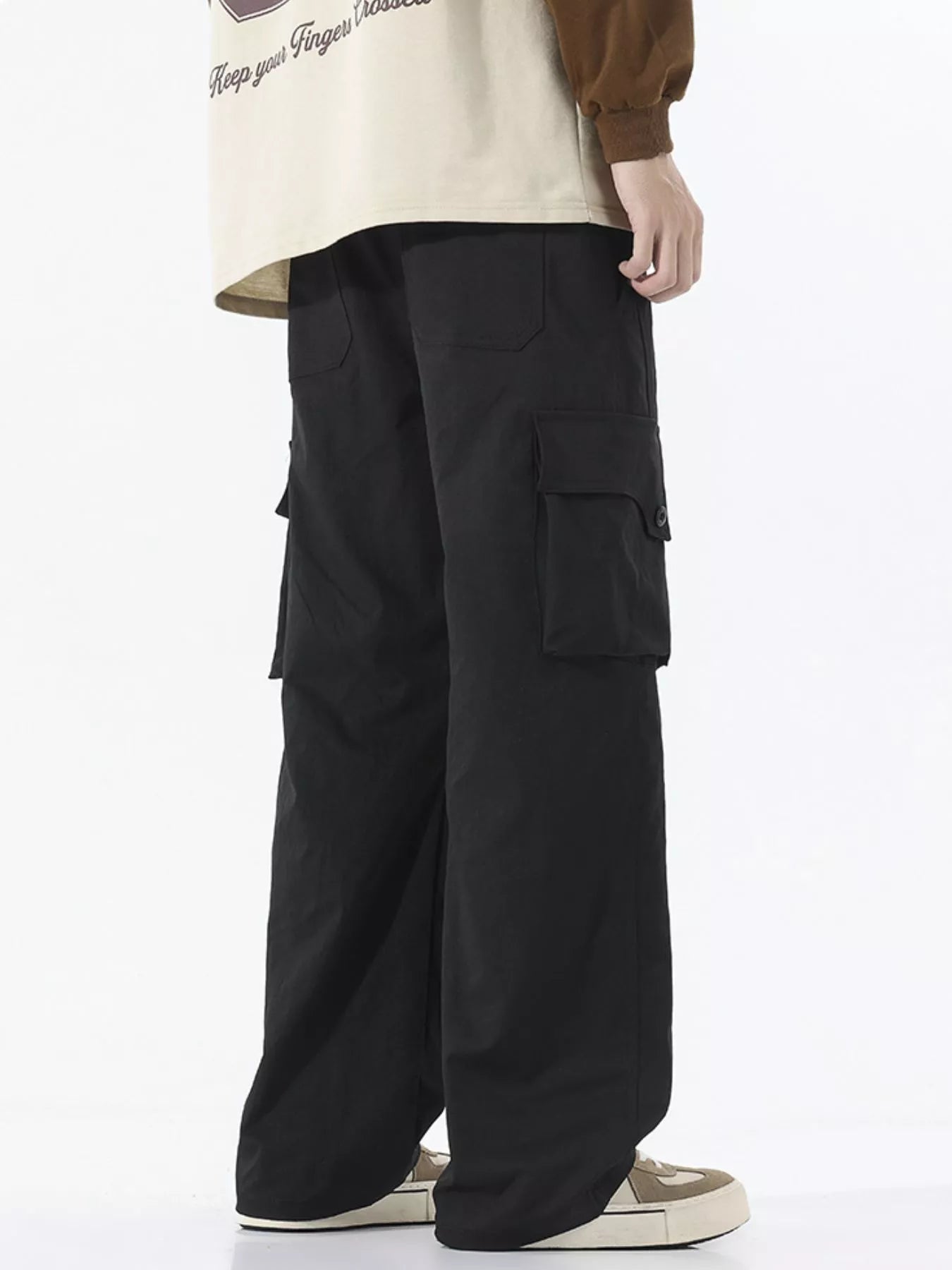 Men's Full Size Loose Fit Cargo Pants Plus Size | Tampa Bay Discounts