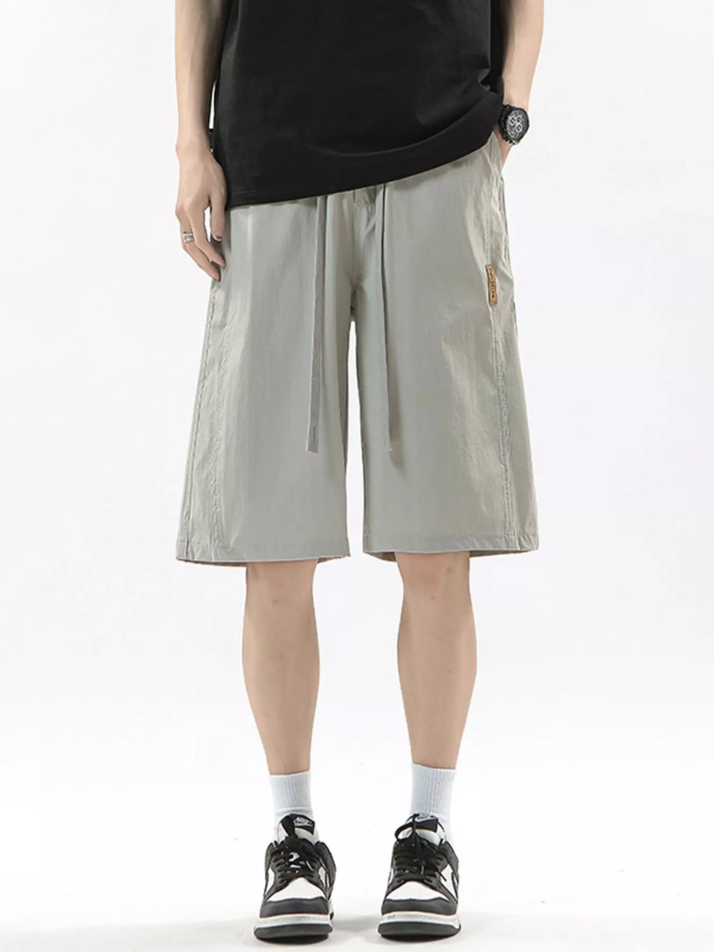 Men's Full Size Drawstring Casual Loose-Fit Pants Plus Size | Tampa Bay Discounts