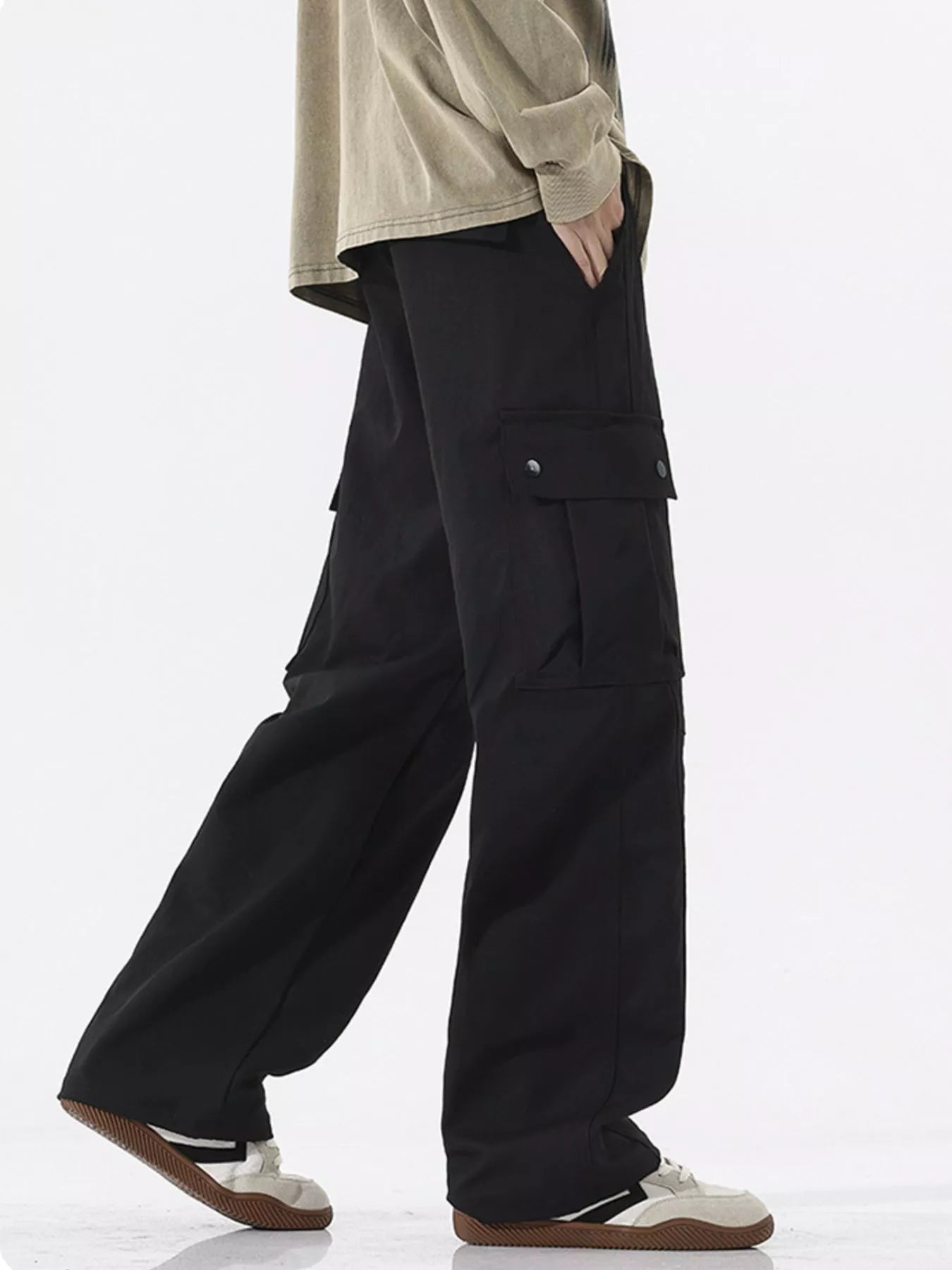 Men's Full Size Loose Fit Cargo Pants Plus Size | Tampa Bay Discounts