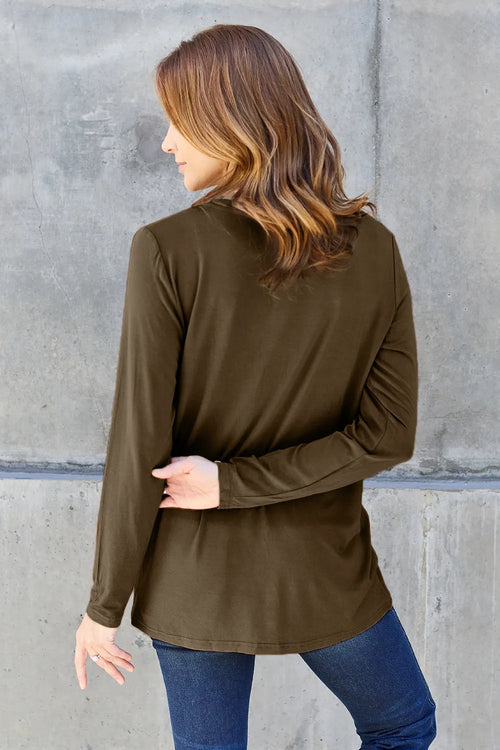 basic-bae-full-size-v-neck-long-sleeve-top image 2