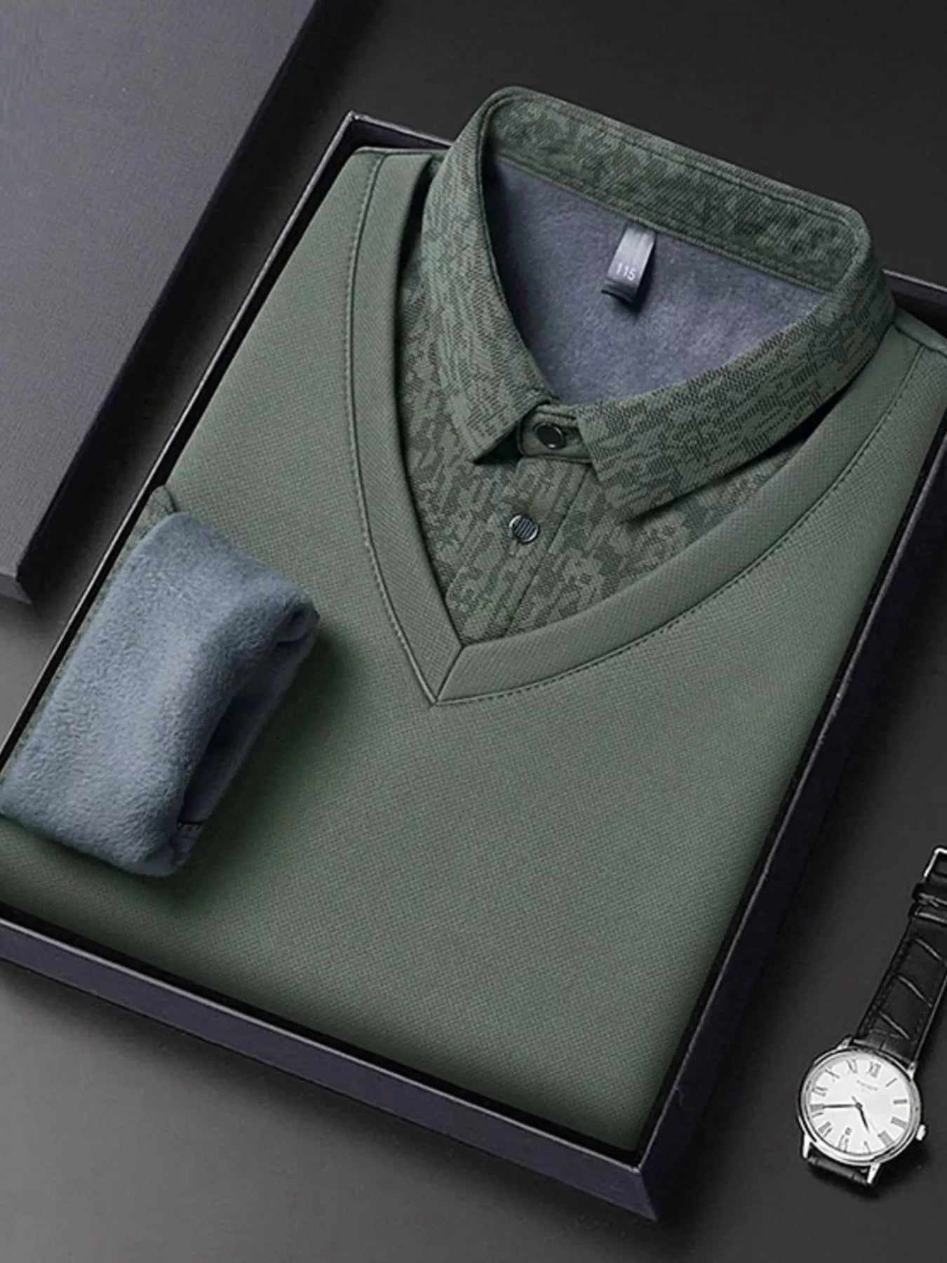 Men's Plus Size Long Sleeve Polo Shirt | Tampa Bay Discounts