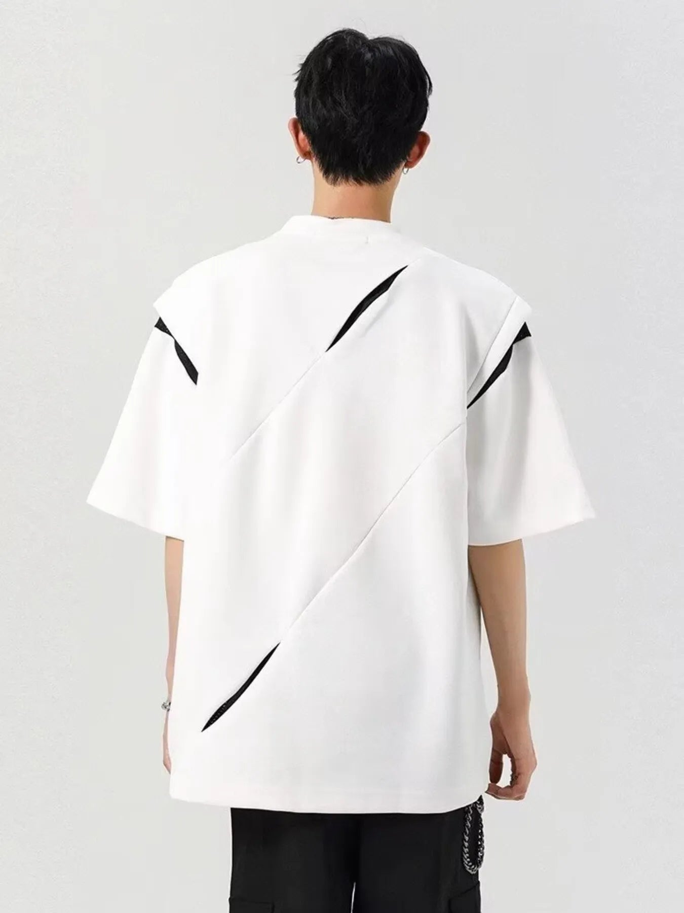 Men's Full Size Oversized Streetwear Short Sleeve T-Shirt Plus Size | Tampa Bay Discounts