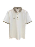 Men's Classic Contrast Short Sleeve Collar Polo Shirt | Tampa Bay Discounts