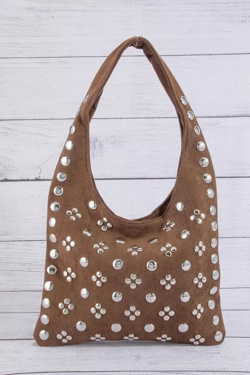 fame-studded-rivets-hobo-shoulder-bag 2