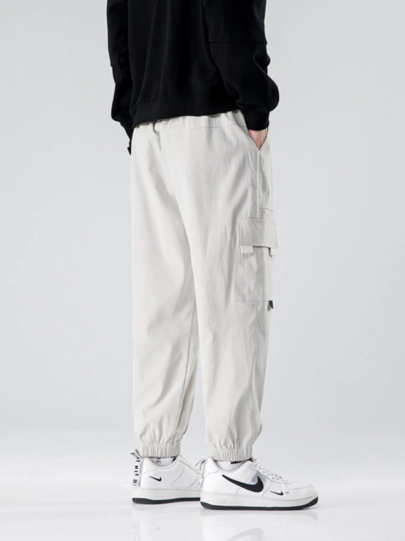 Men's Plus Size Wide Leg Cargo Joggers | Tampa Bay Discounts