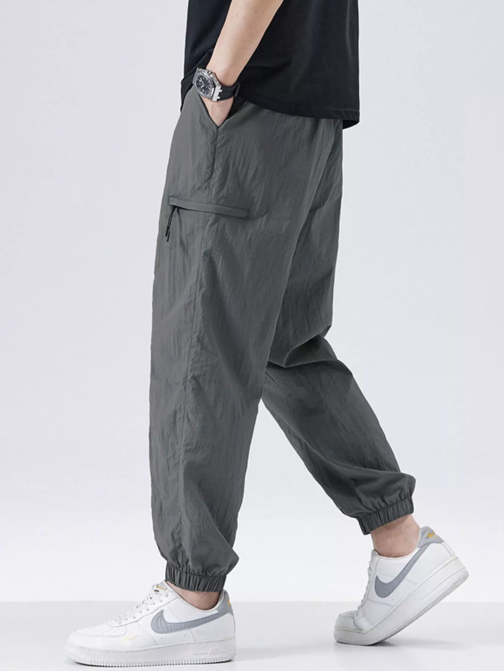 Men's Plus Size Loose Fit Drawstring Joggers | Tampa Bay Discounts