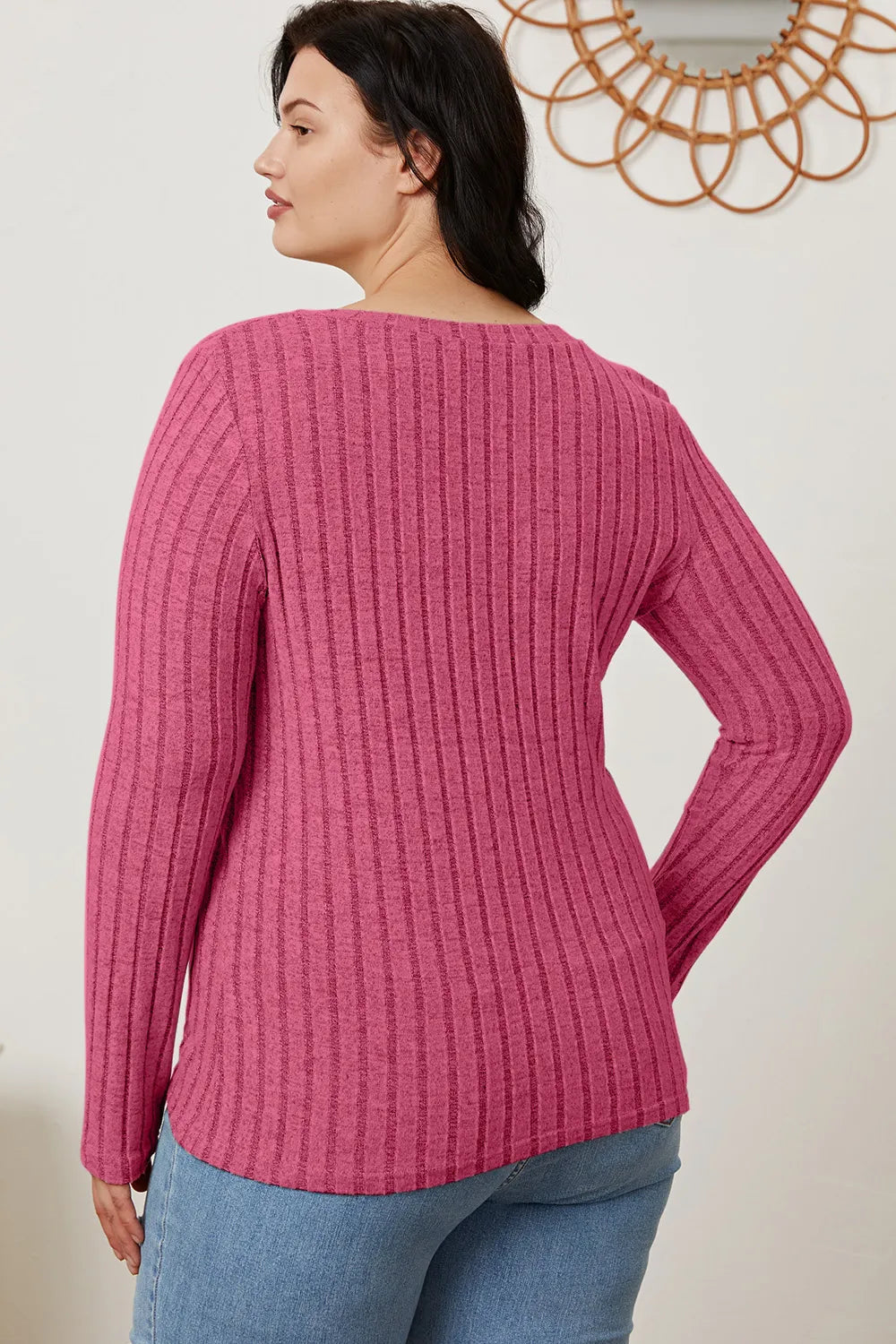 basic-bae-full-size-ribbed-v-neck-long-sleeve-t-shirt image 35