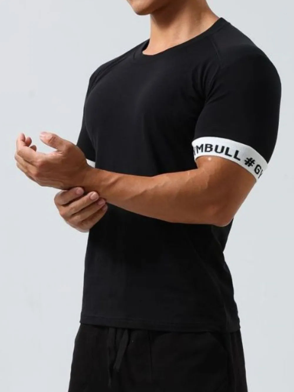 Men's Round Neck Contrast Short Sleeve T-Shirt | Tampa Bay Discounts