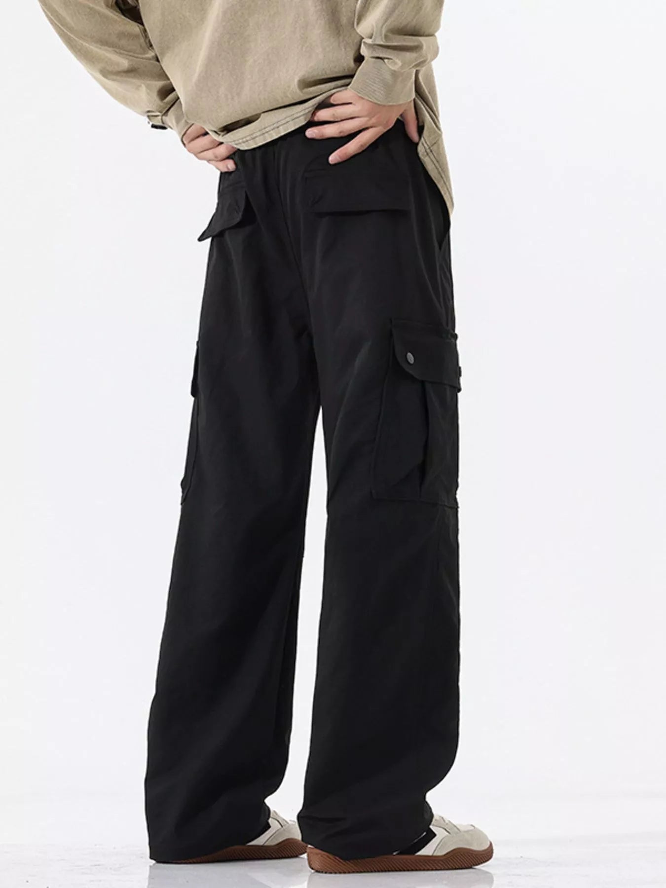 Men's Full Size Loose Fit Cargo Pants Plus Size | Tampa Bay Discounts