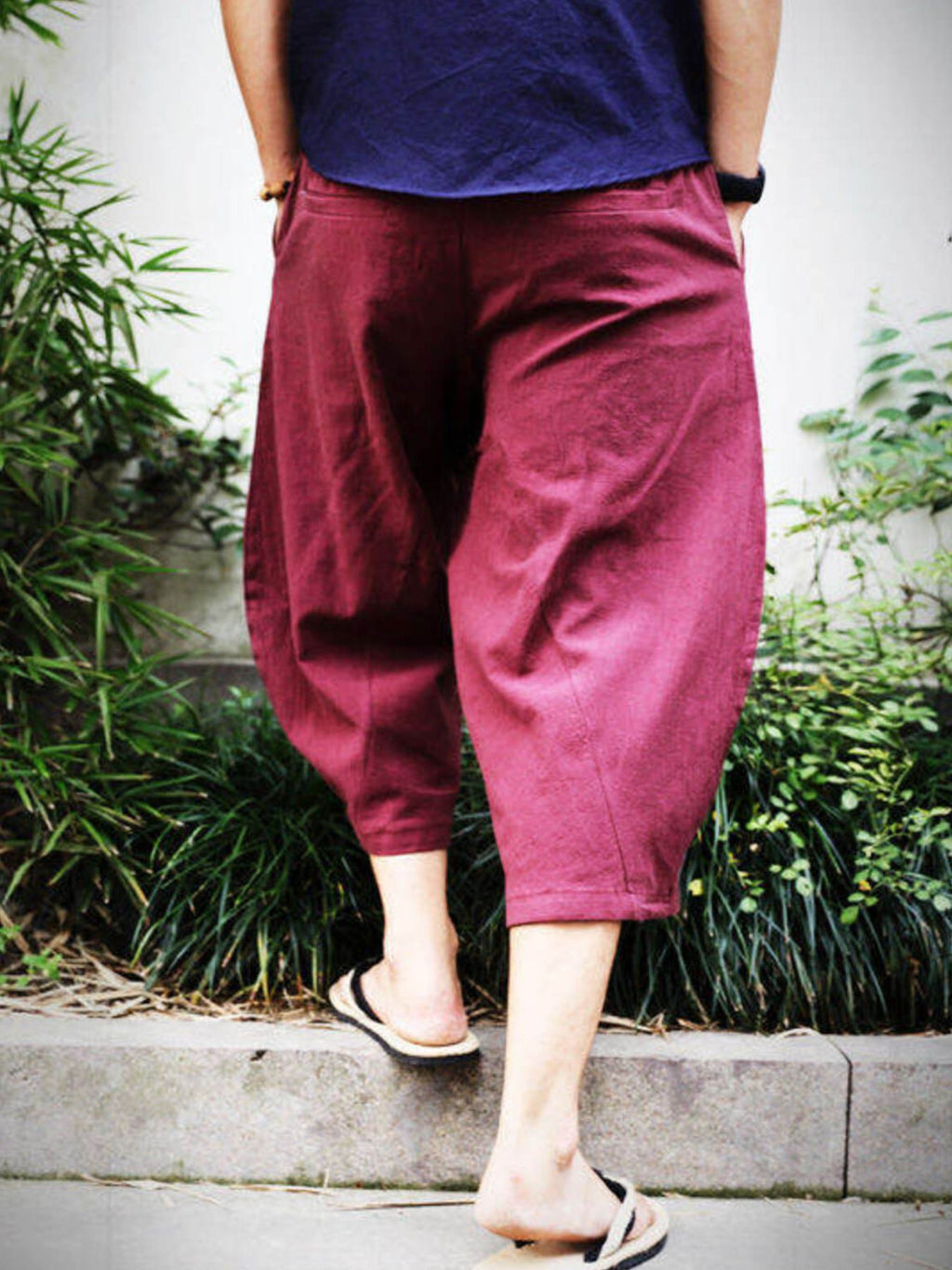 Men's Plus Size Loose Fit Cropped Pants | Tampa Bay Discounts