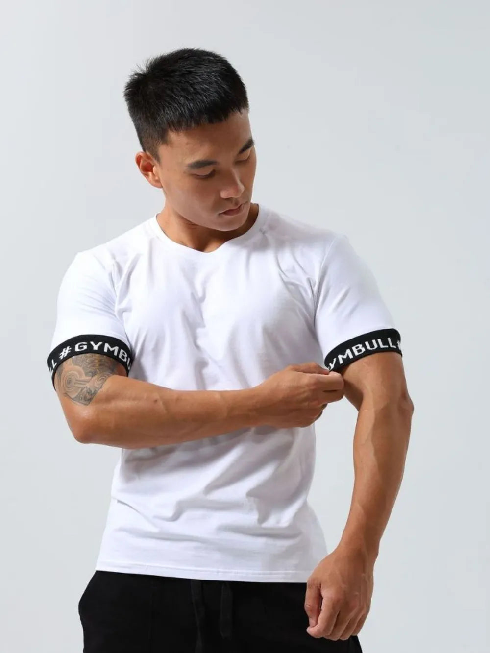 Men's Round Neck Contrast Short Sleeve T-Shirt | Tampa Bay Discounts