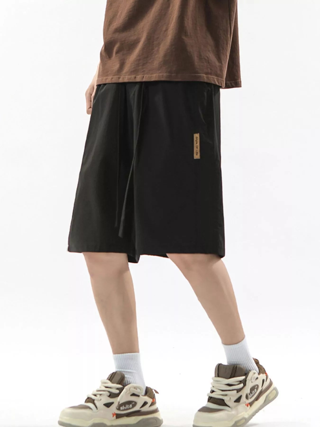 Men's Full Size Drawstring Casual Loose-Fit Pants Plus Size | Tampa Bay Discounts