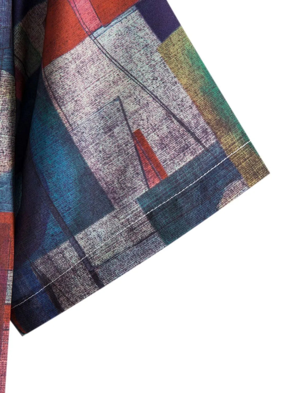 Men's Geometric Short Sleeve Button Down Shirt | Tampa Bay Discounts