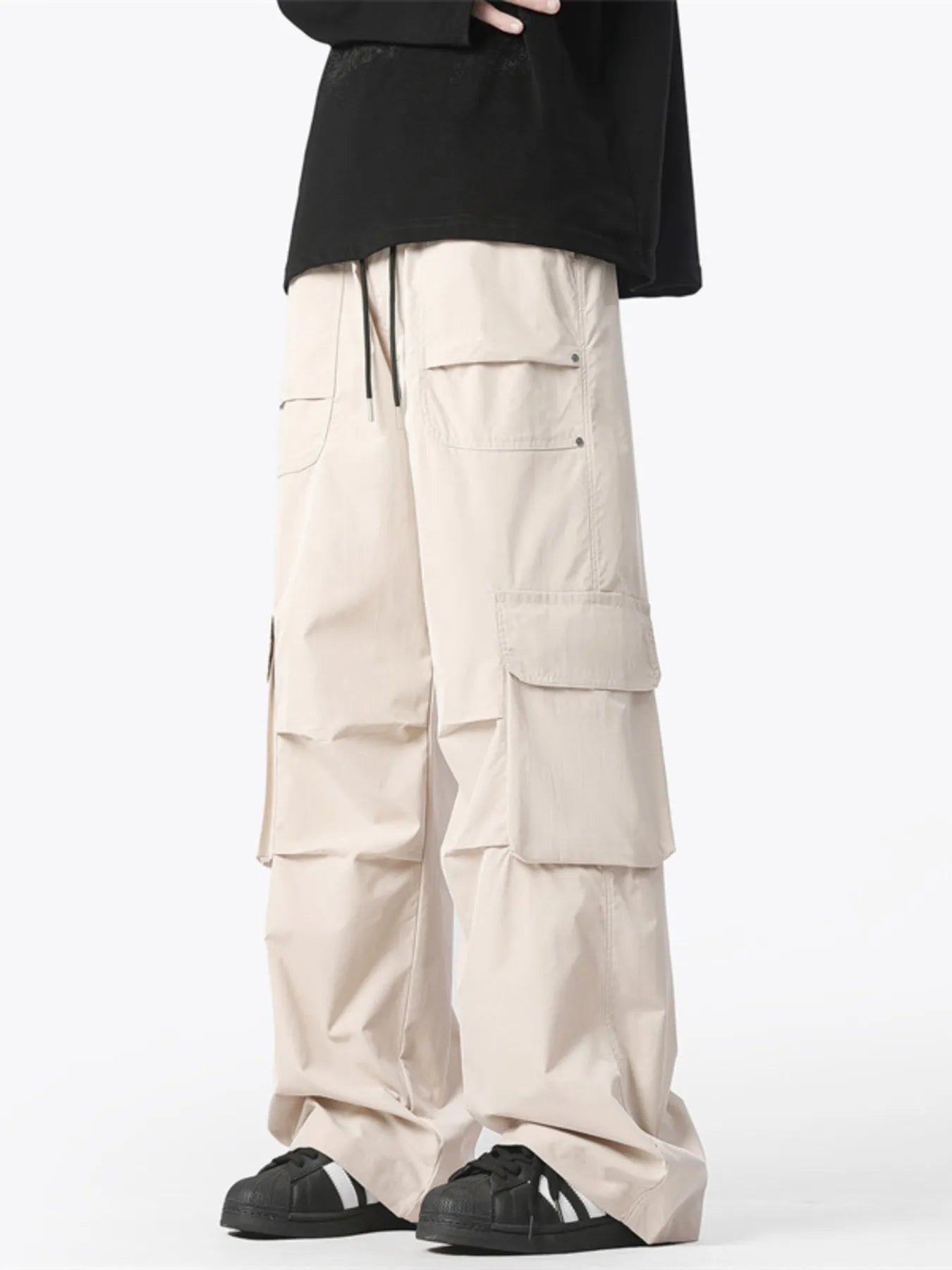 Men's Plus Size Wide Leg Cargo Pants | Tampa Bay Discounts