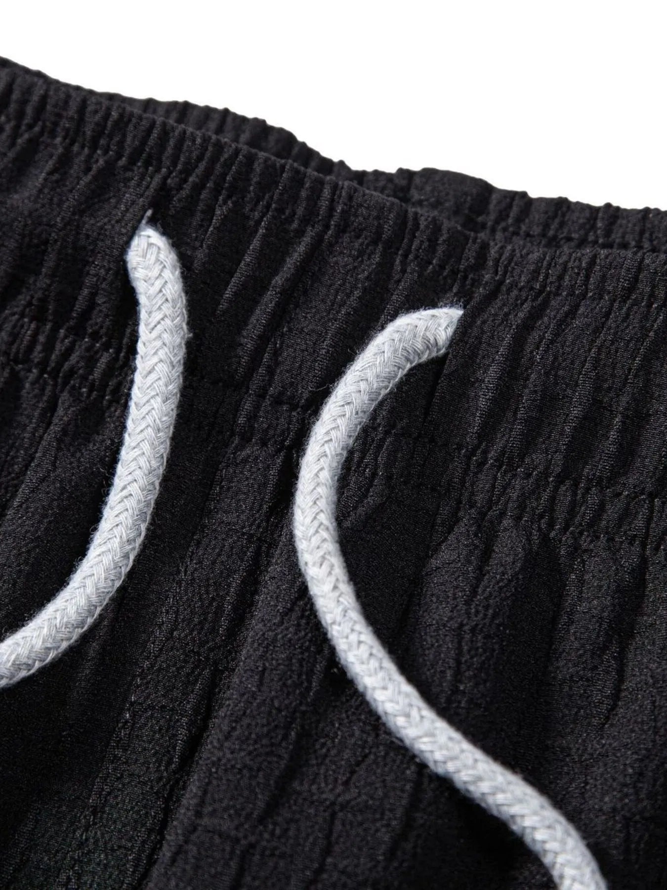 Men's Classic Textured Shorts with Elastic Waist | Tampa Bay Discounts