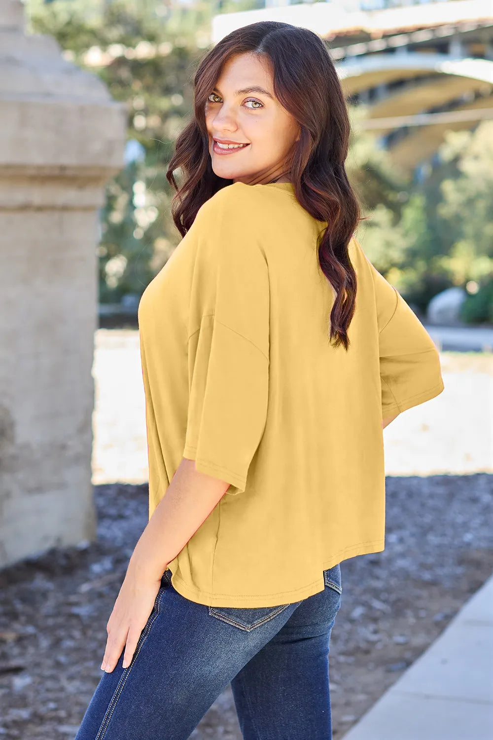 basic-bae-bamboo-full-size-round-neck-drop-shoulder-t-shirt image 17
