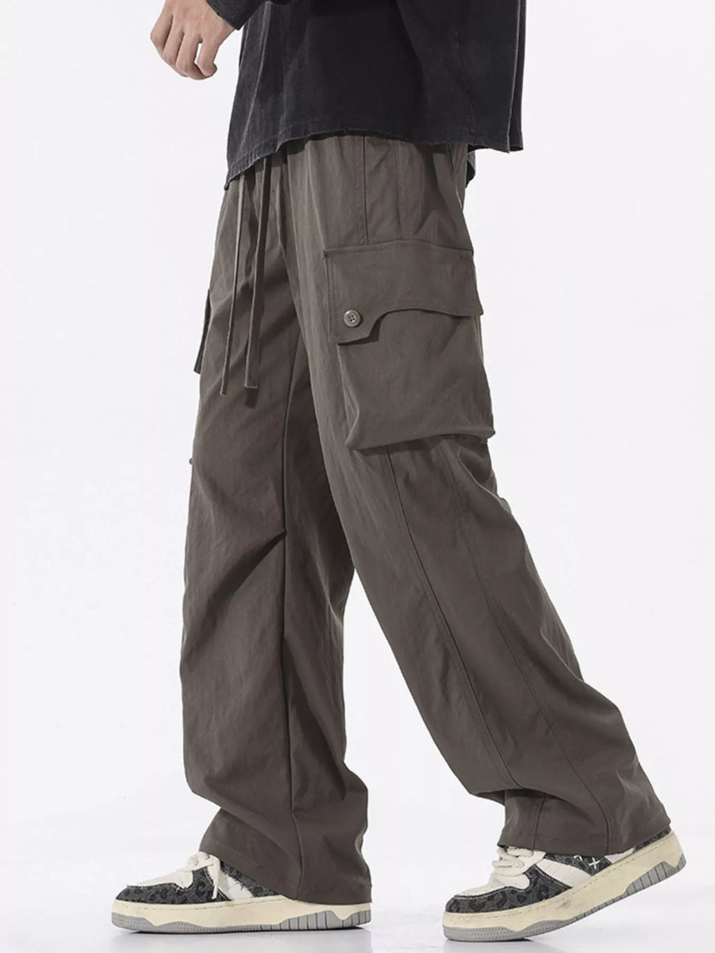 Men's Full Size Loose Fit Cargo Pants Plus Size | Tampa Bay Discounts