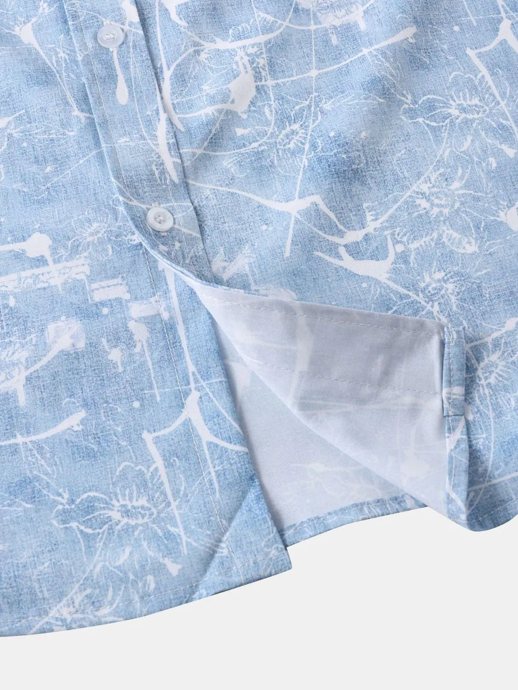 Men's Printed Short Sleeve Button Down Shirt | Tampa Bay Discounts