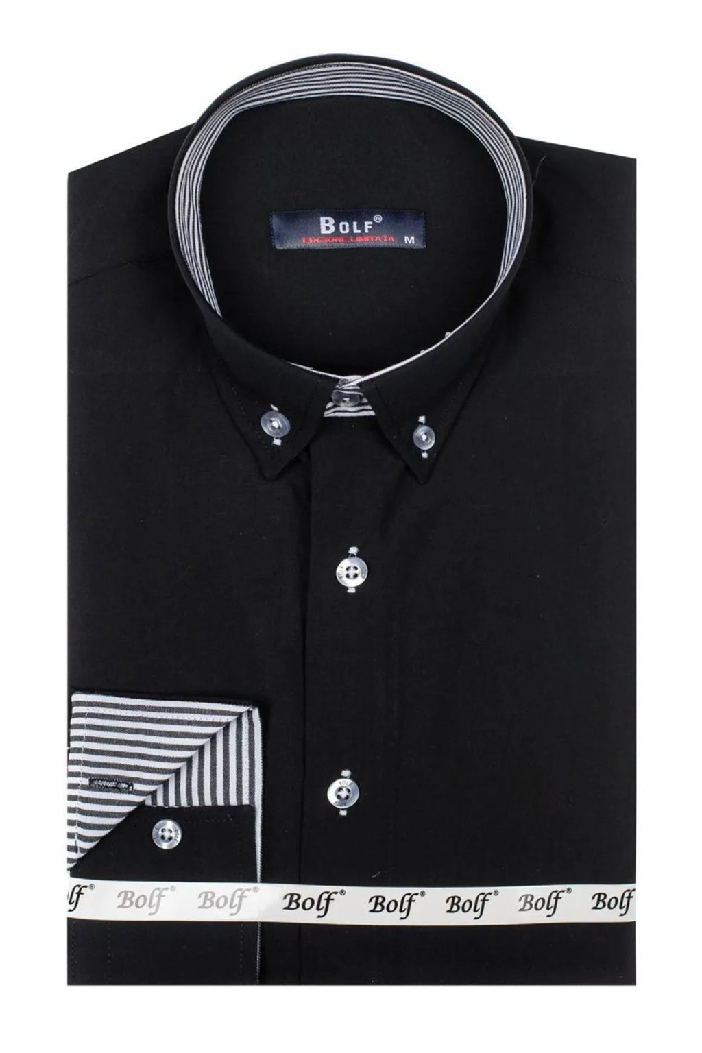 Men's Button-Down Shirt with Striped Detail | Tampa Bay Discounts