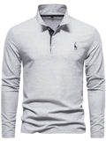 Men's Slim Fit Long Sleeve Polo | Tampa Bay Discounts