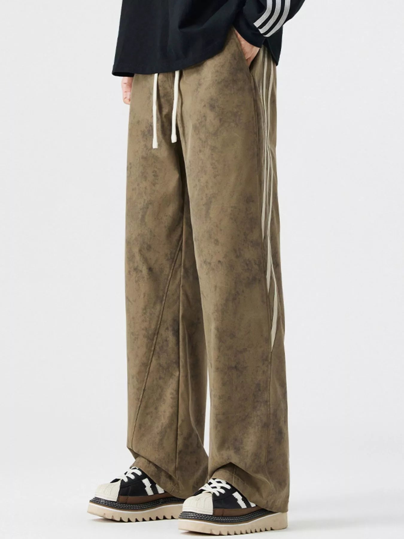 Men's Full Size Tie-Dye Wide-Leg Casual Pants Plus Size | Tampa Bay Discounts