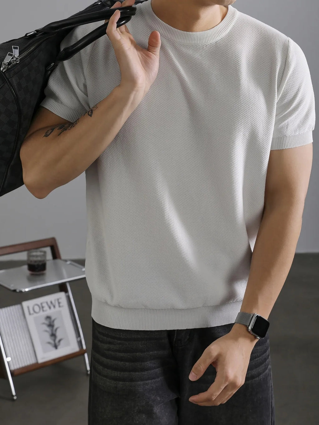 Men's Full Size Classic Crew Neck Basic T-Shirt Plus Size | Tampa Bay Discounts