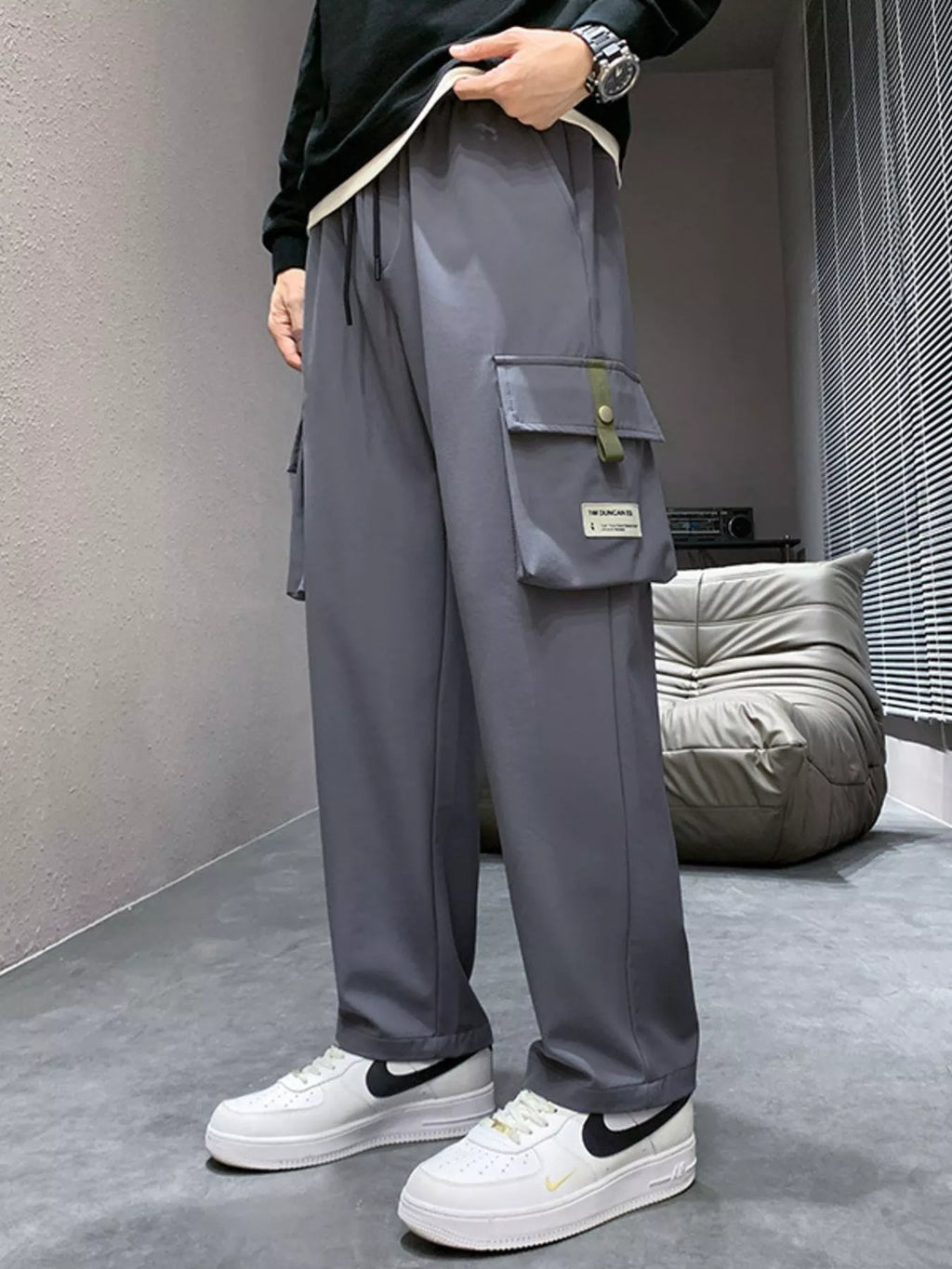 Men's Plus Size Wide Leg Cargo Pants | Tampa Bay Discounts