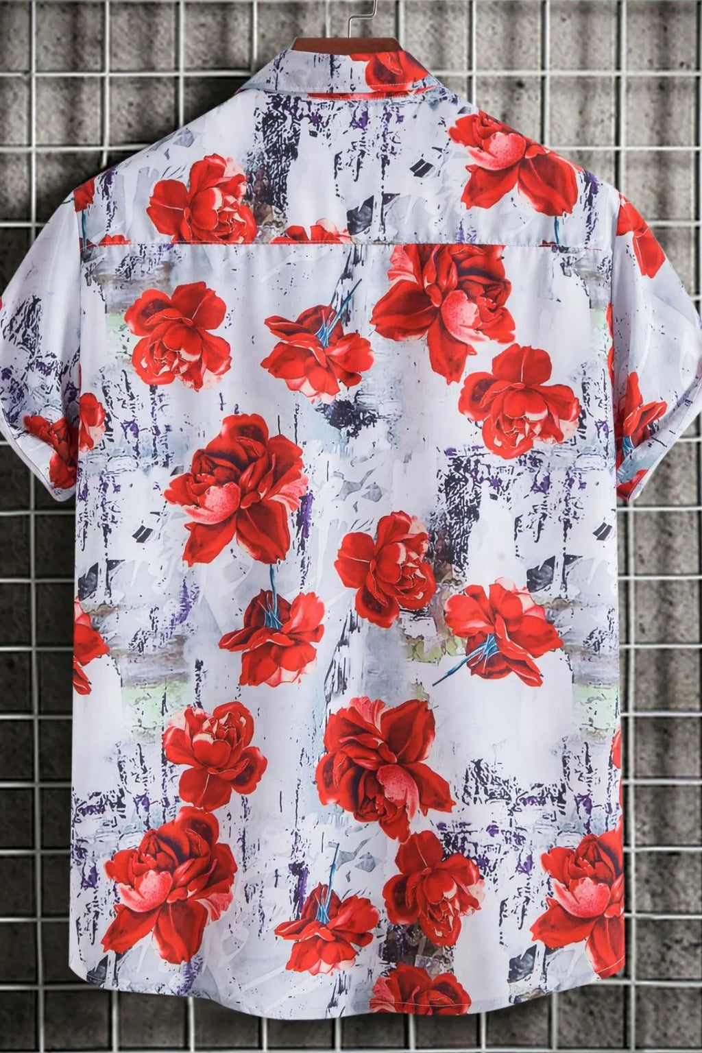 Men's Floral Print Short Sleeve Shirt | Tampa Bay Discounts