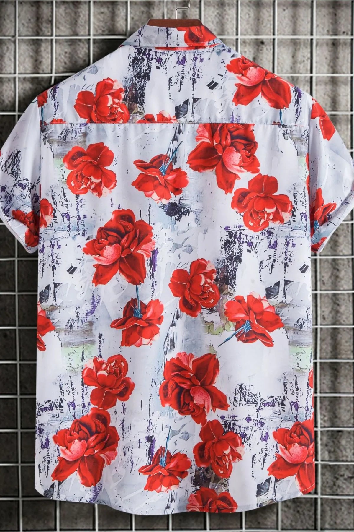 Men's Floral Print Short Sleeve Shirt | Tampa Bay Discounts