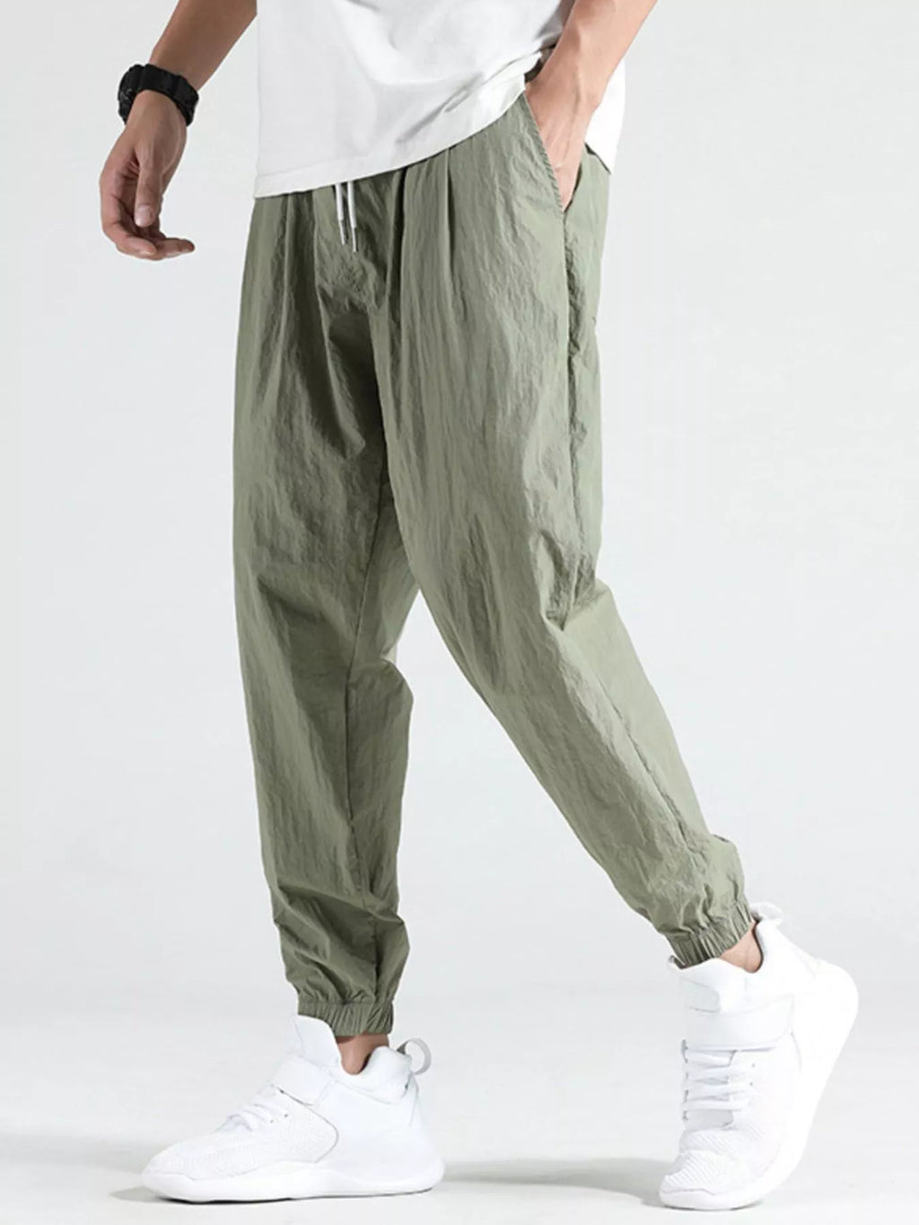 Men's Plus Size Drawstring Loose Fit Joggers | Tampa Bay Discounts